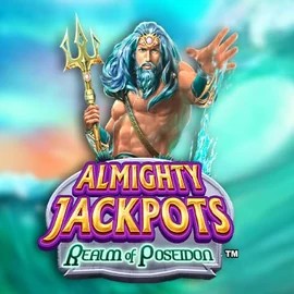 Official Jackpots logo: Almighty Jackpots – Realm of Poseidon by Novomatic at Beep Beep Casino
