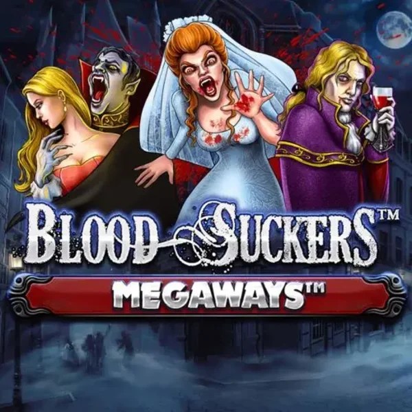Slots logo of Blood Suckers Megaways from Red Tiger Gaming at Beep Beep Casino