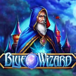Blue Wizard logo by Quickspin at Beep Beep Casino