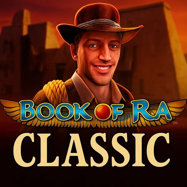 Book of Ra Classic by Novomatic, showcased at beep-beepcasino.eu – game logo