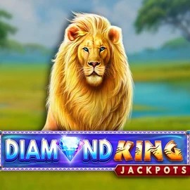 Diamond King Jackpots logo by SpinPlay Games at Beep Beep Casino