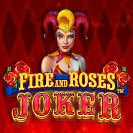 Fire and Roses Joker slot logo by Triple Edge Studios at Beep Beep Casino