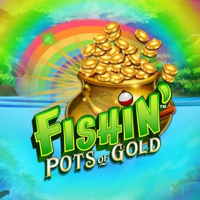 Slots logo of Fishin Pots Of Gold from Gameburger Studios at Beep Beep Casino