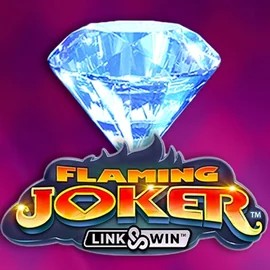 Flaming Joker Link and Win logo by Barstruck at Beep Beep Casino