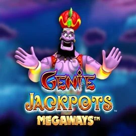Genie Jackpots Megaways online game logo by Blueprint Gaming on beep-beepcasino.eu