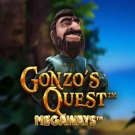 Gonzo&#039;s Quest Megaways logo by Red Tiger Gaming Beep Beep Casino