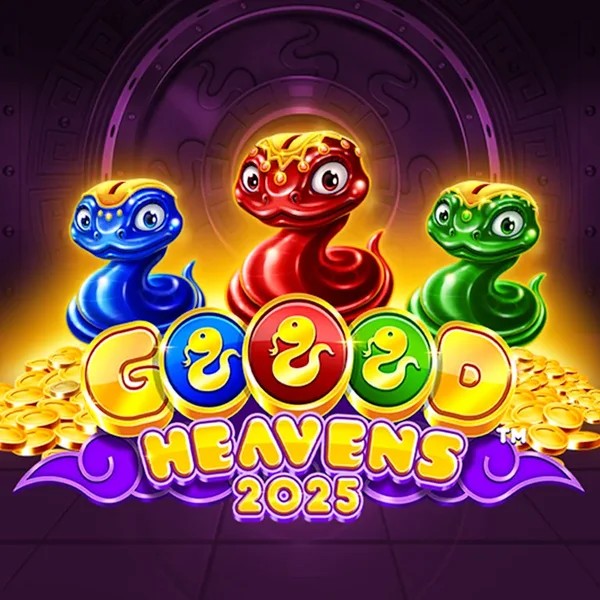 Goood Heavens by Rarestone Gaming, showcased at beep-beepcasino.eu – game logo