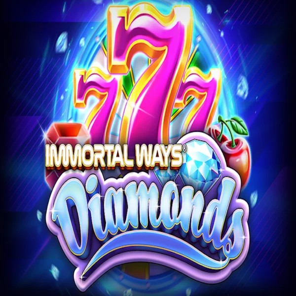 Immortal Ways Diamonds slot logo by RubyPlay at Beep Beep Casino