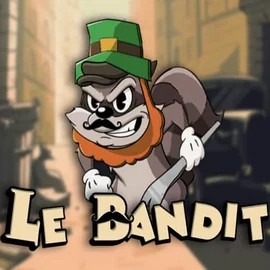 Le Bandit online game logo by Hacksaw Gaming on beep-beepcasino.eu