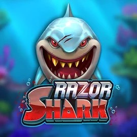 Razor Shark logo by Push Gaming at Beep Beep Casino