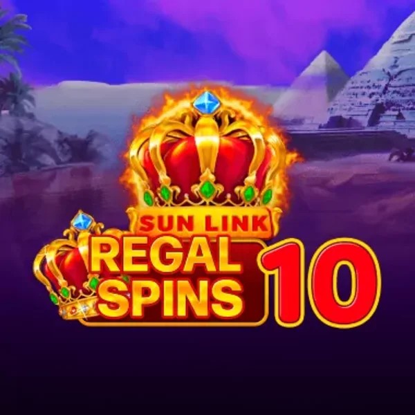 Regal Spins 10 game by PatePlay – logo hosted on Beep Beep Casino